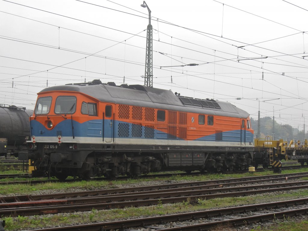 NBE RAIL 232 105 am 5.10.2010 in Freilassing.