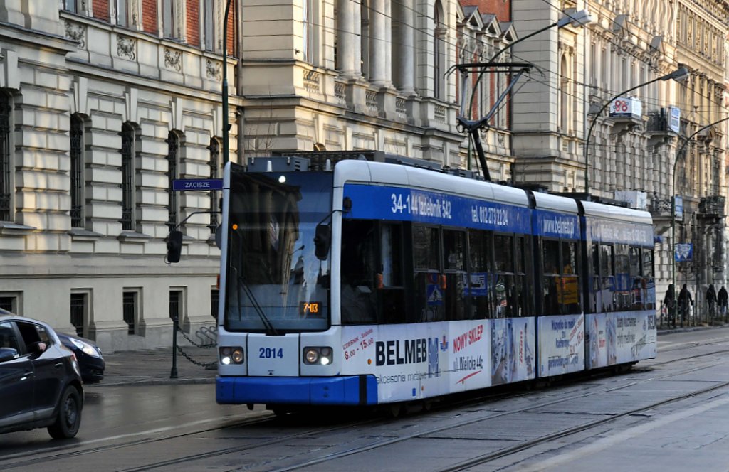 NGT6 Wagen: 2014 in Krakau (28.11.2011).