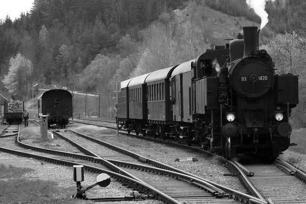 NLB 93.1420 am 28.April 2013 im Bf. St.Aegyd am Neuwalde. 

