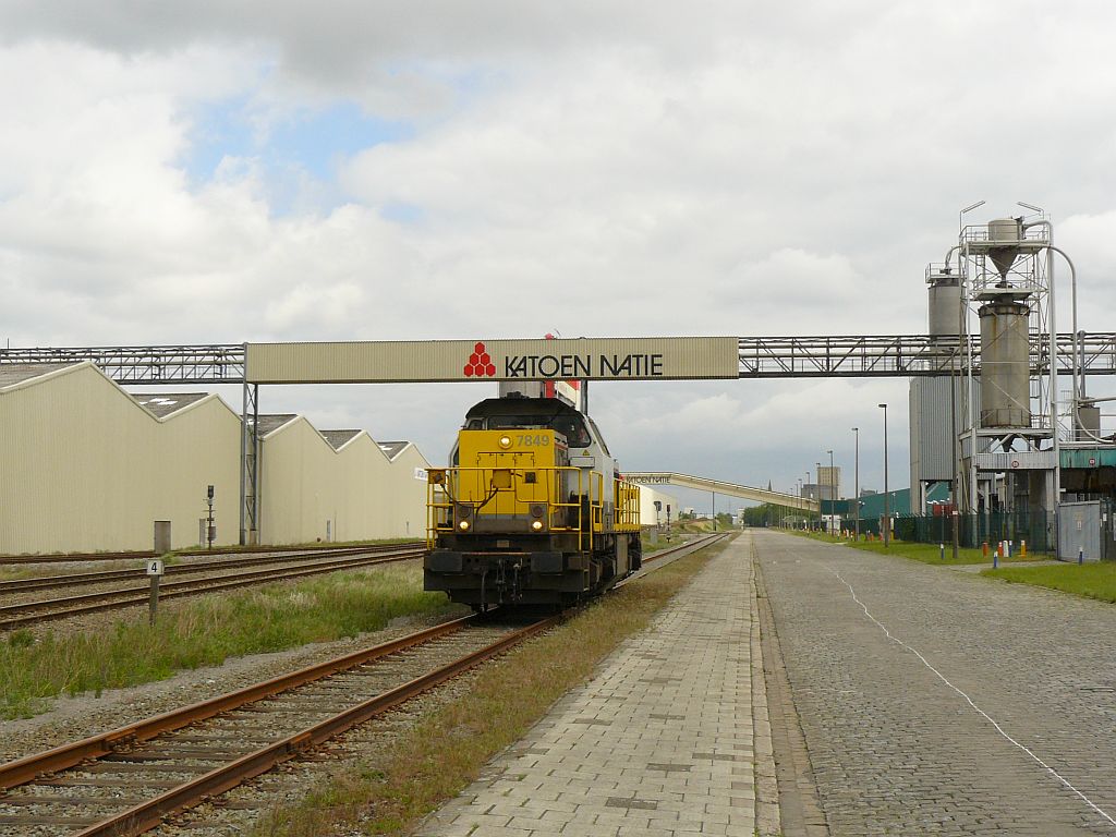 NMBS Lok 7849 Kastelweg Hafen Antwerpen 10-05-2013