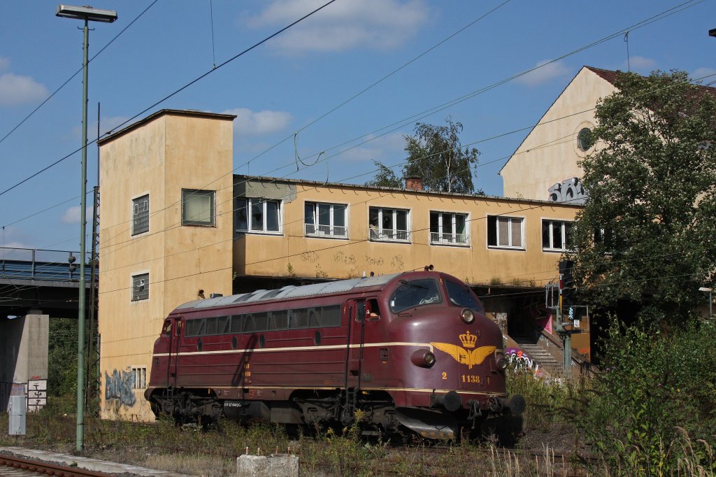 Nohab MY 1138 am 16.9.12 als Lz in Duisburg-Wedau.