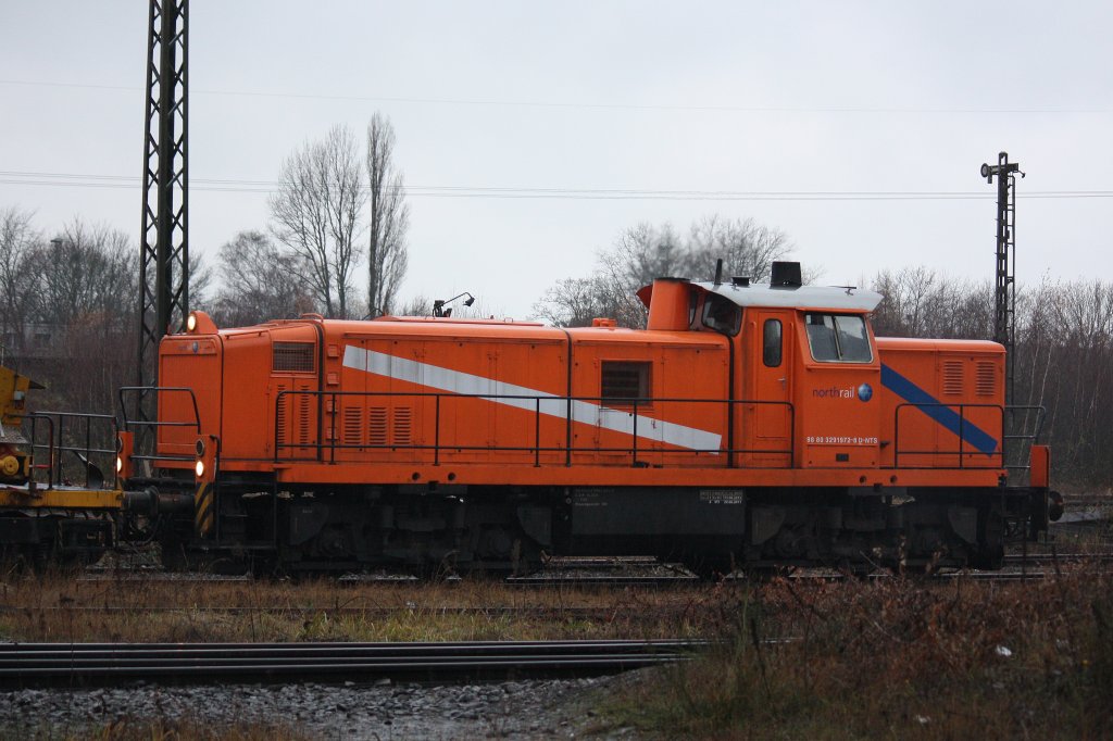 Northrail 291 972 am 4.12.12 beim rangieren in Duisburg-Wedau.