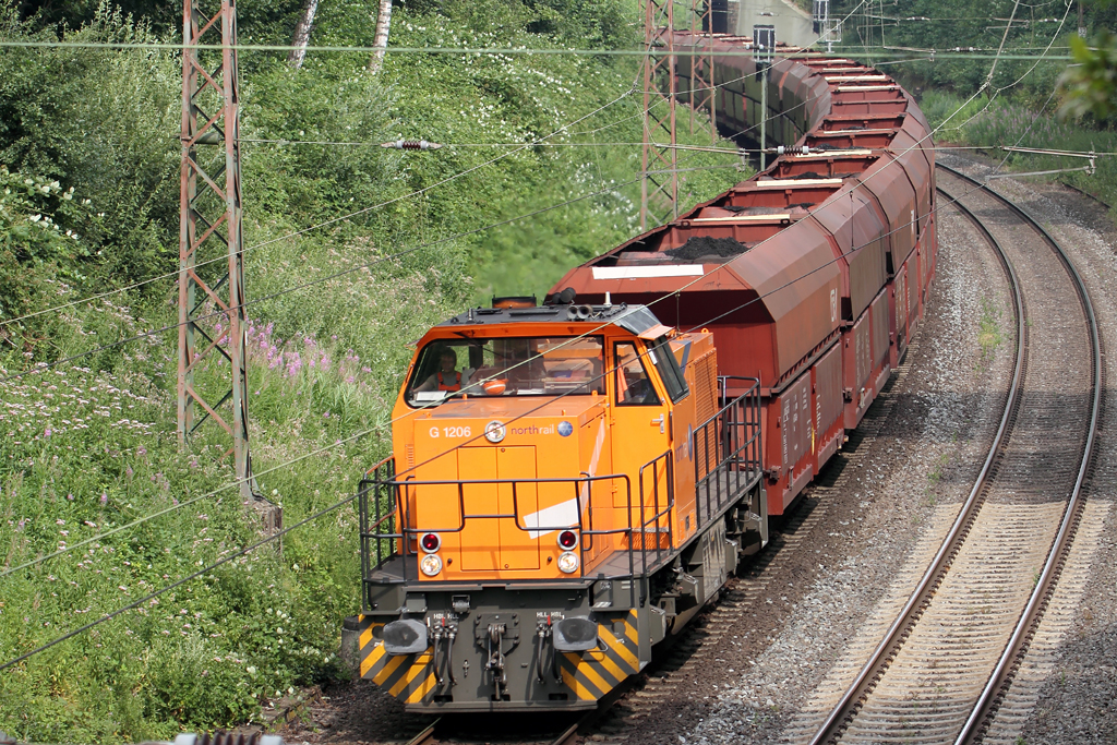 Northrail auf der Hamm-Osterfelder Strecke in Recklinghausen 24.7.2013