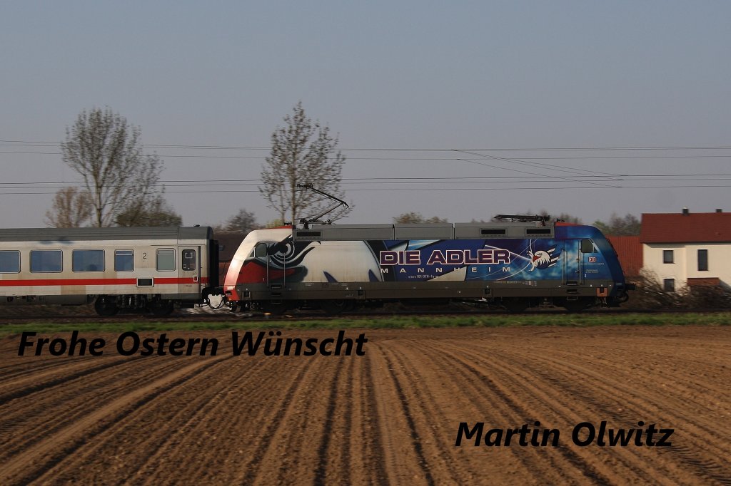 Nr.2 der 101 070 -1 in Mangolding.