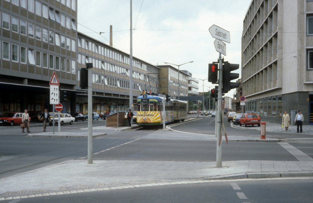 N�rnberg VAG SL S (T4 255) Am Pl�rrer am 23. Juni 1980.
