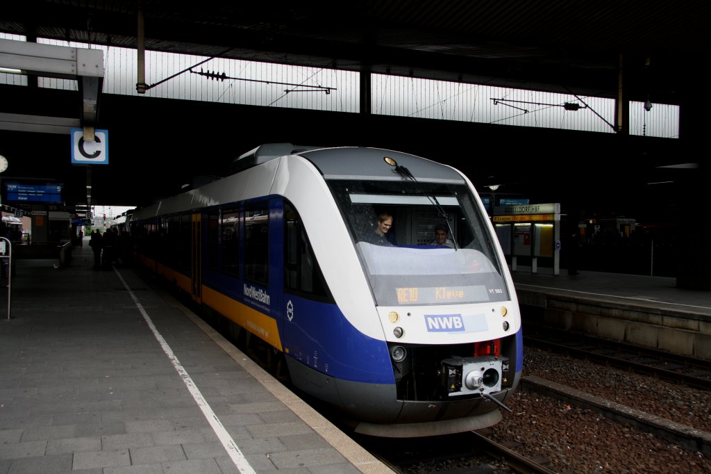 NWB VT 562 am 29.07.10 in Dsseldorf Hbf.