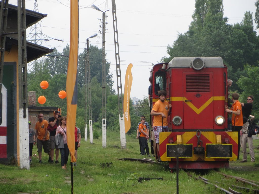 Oberschlesische Schmalspurbahn in Beuthen-Karf (Bytom-Karb) bei der Industriada der Woiwodschaft Schlesien am 8. Juni 2013.