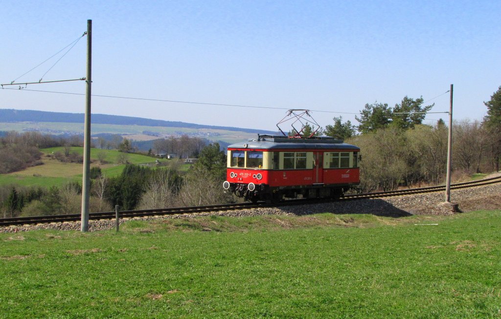 OBS 479 203-2  Cursdorf  als RB 29934 von Lichtenhain nach Cursdorf, bei Lichtenhain; 18.04.2010