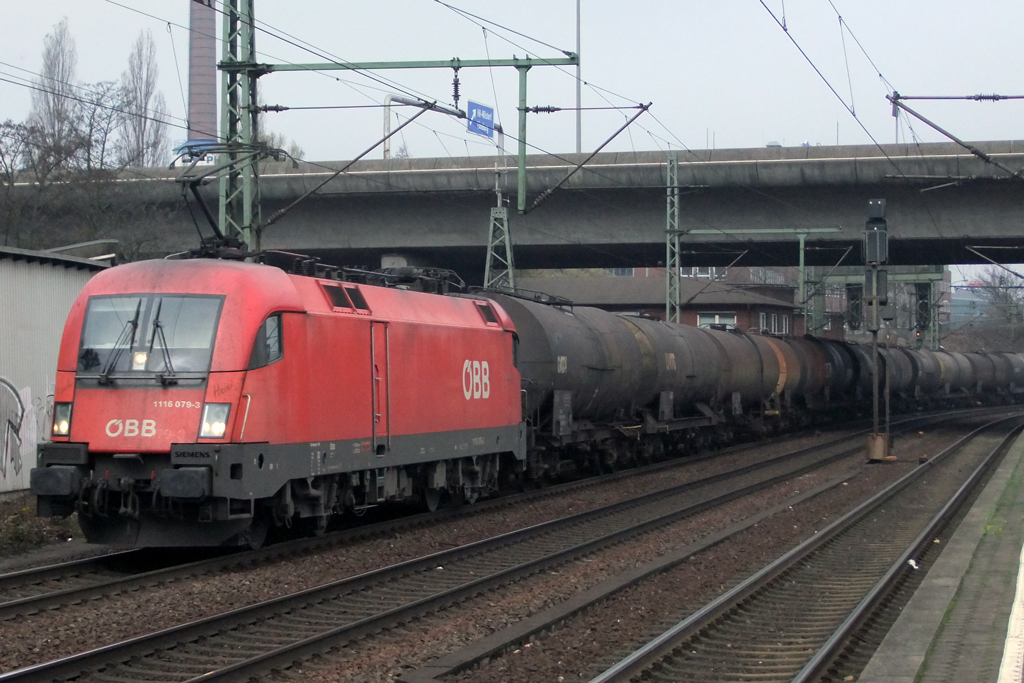 BB 1116 079-3 in Hamburg-Harburg 20.11.2010