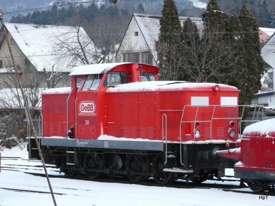 OeBB - Diesellok Em 4/4 20 in Balsthal am 30.01.2010