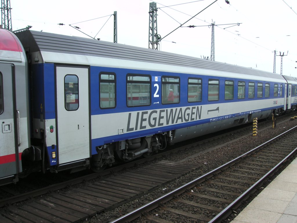 ÖBBLiegewagen Bcmz 73 81 5991 2034 im Autozug WienHamburg Altona