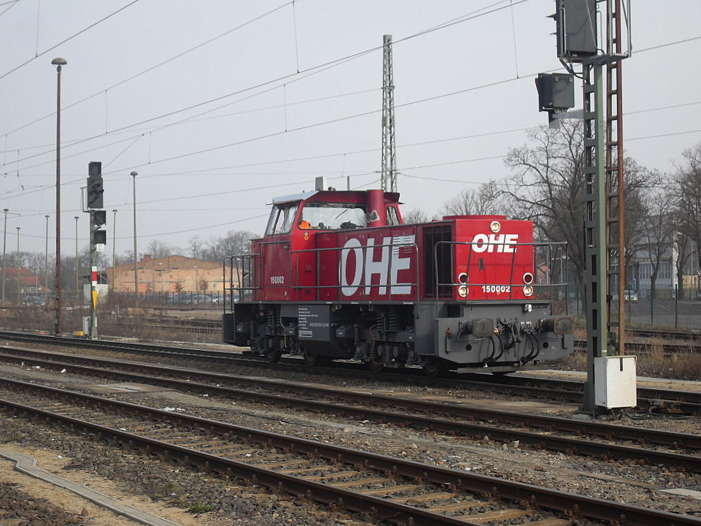 OHE 150002 (270 009)war am 30.03.2011 in Stendal.