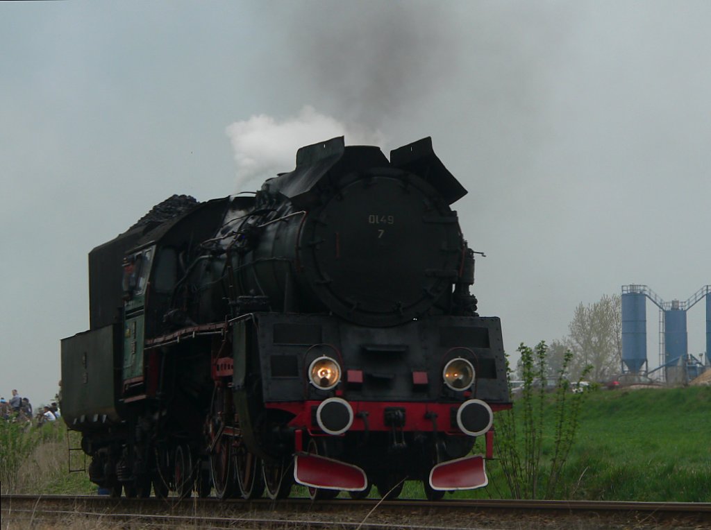 Ol49-7 auf der Dampflokparade in Wolsztyn, 1.5.2010