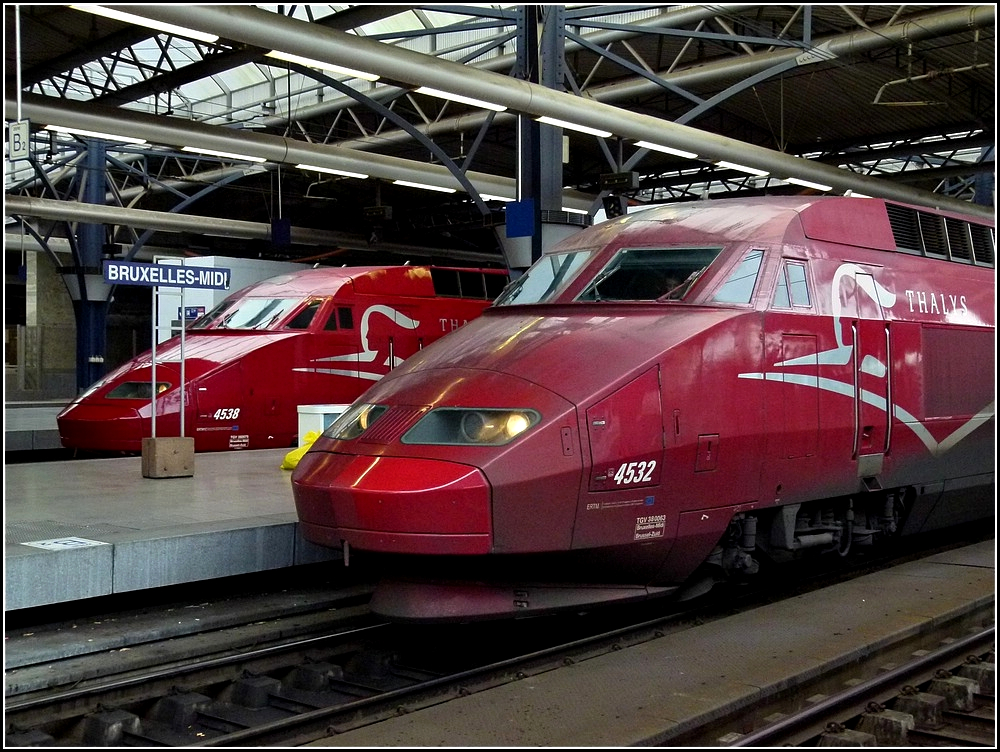 PBA Thalys Nasen in Bruxelles Midi. 06.02.2011 (Jeanny)