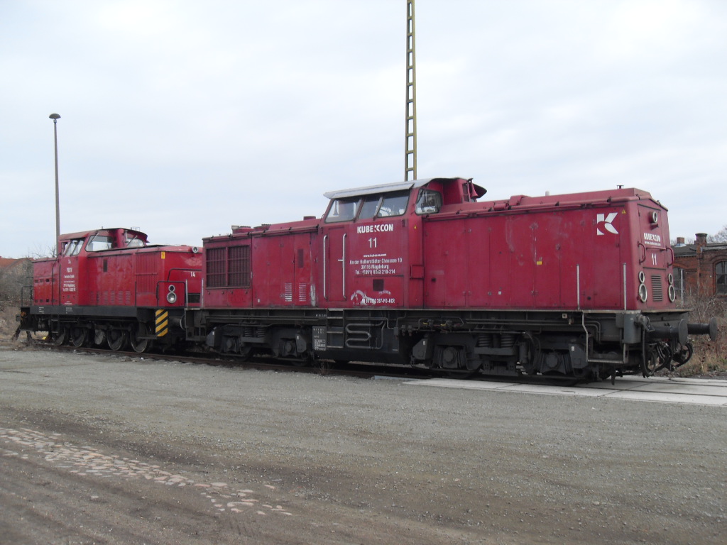 PBSV 14 (346)und Kubecon 11 (202)standen am 12.03.2010 in Stendal. 