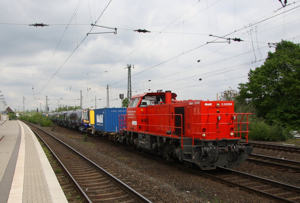 PCW 278 005-4 mit 360 107 einem Siemens Desiro Mainline in Krefeld-Linn. 05.05.10