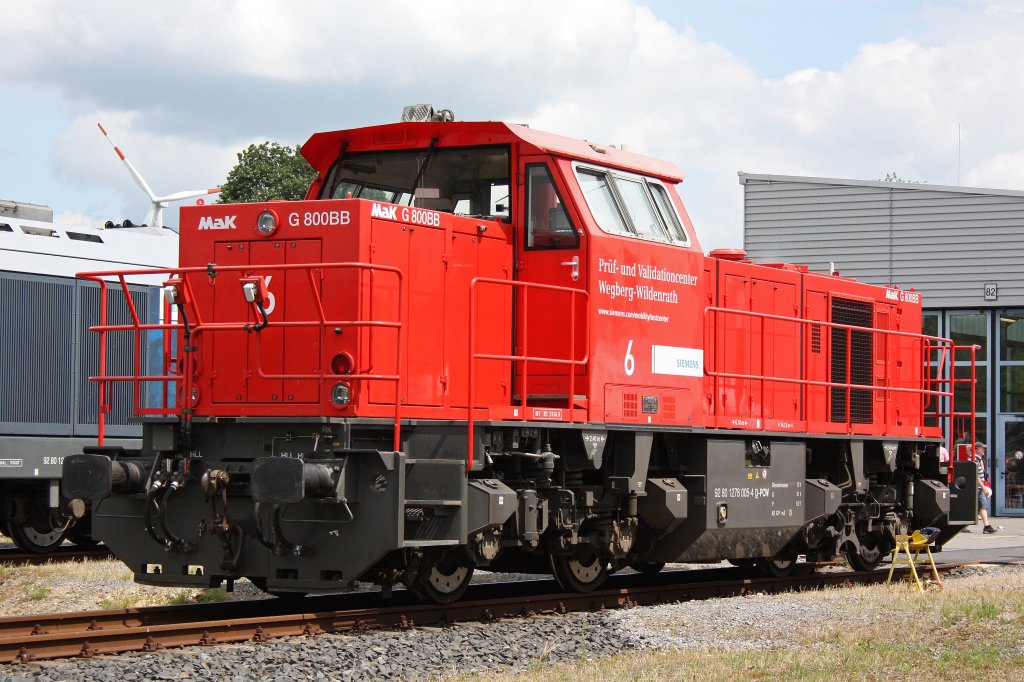 PCW 6 (278 005) am 1.7.12 beim Tag der offenen Tr bei Siemens in Wegberg-Wildenrath.