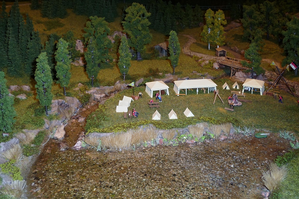 Pfadfinder-Treffen am See, Schwarzwald-Modellbahn, 3.10.11 