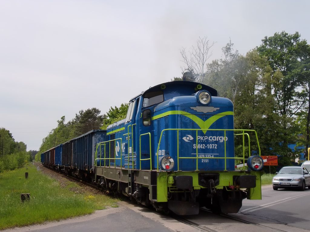 PKP Cargo SM 42-1072, Zielona Gra, 18.06.2012