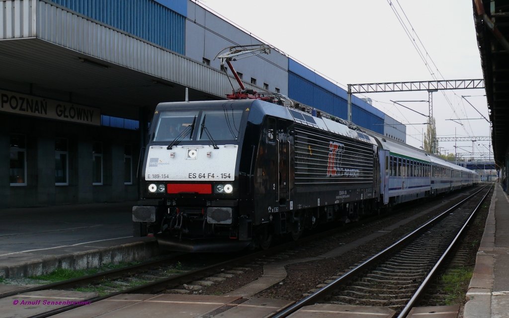 PKP-IC E189-154  mit dem EC BWE=Berlin-Warschau-Express
05/2010 Poznan/Posen