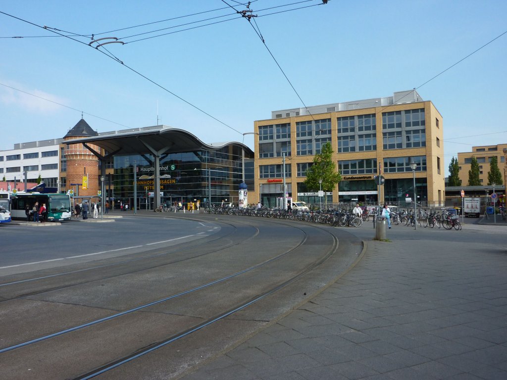 Potsdam Hauptbahnhof, Eingang zu Bahnsteigen und Bahnhofspassagen (23.06.2010)