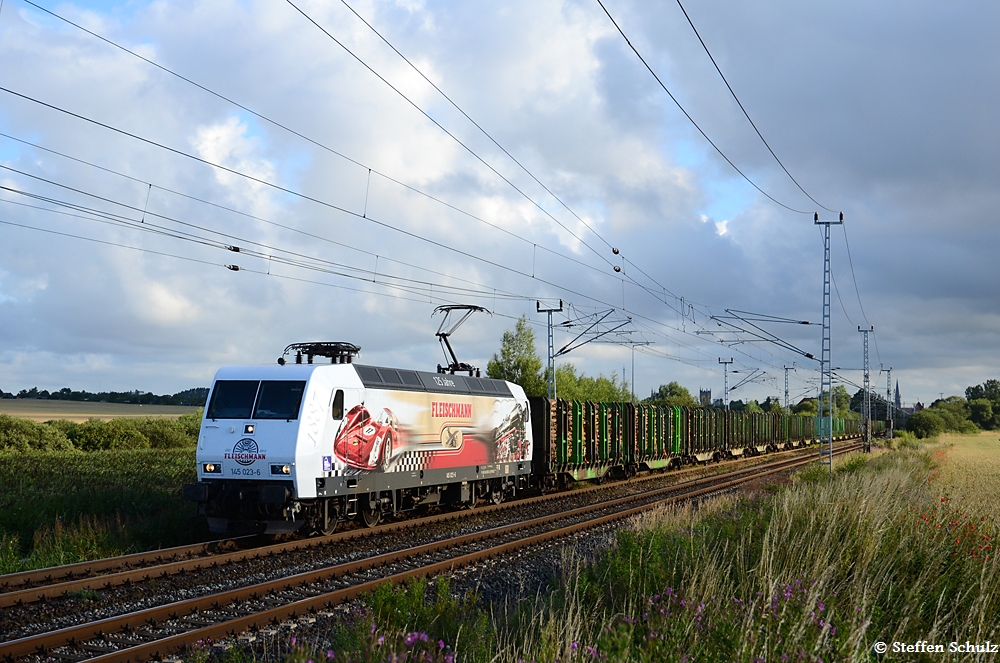 PRESS 145 023 am 22.07.12 aus Rostock Bramow. Aufgenommen in Sildemow. 