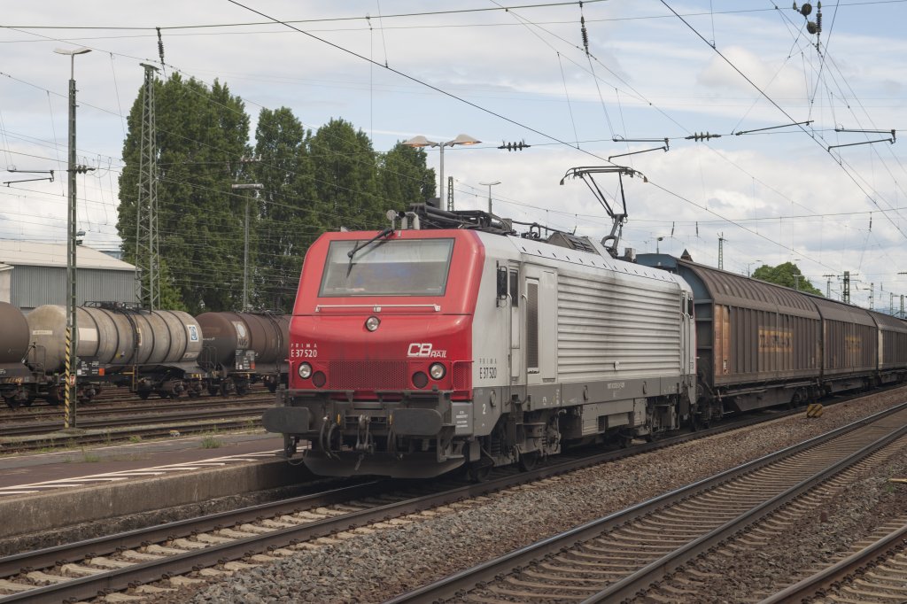 Prima E37 520 der CB Rail  am 30.05.2013 in Neuwied.