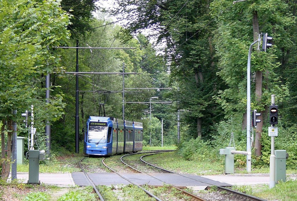 R.3.3 Wagen am 24.August 2010 als Linie 25 auf der Grnwalder berlandstrecke. 
