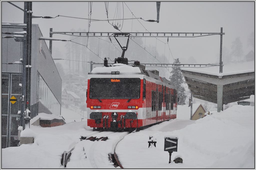 R5029 aus Rorschach Hafen fhrt in Heiden ein. (17.01.2013)