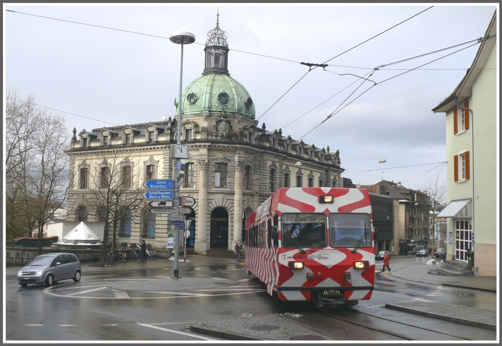 R7118 vor der Hauptpost in Frauenfeld. (06.01.2011)