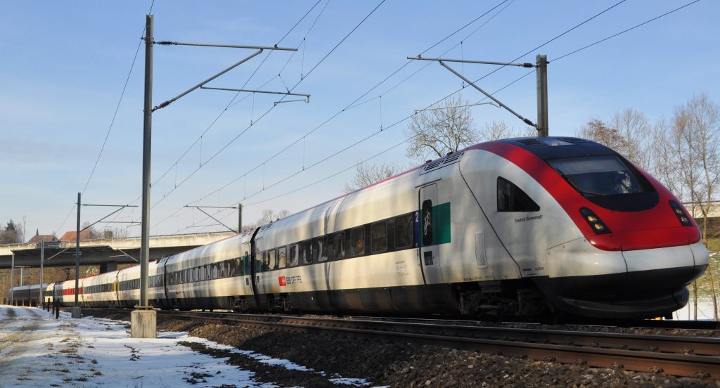 RABDe 500 (ICN) als RE Biel/Bienne-Bern bei Bundkofen
