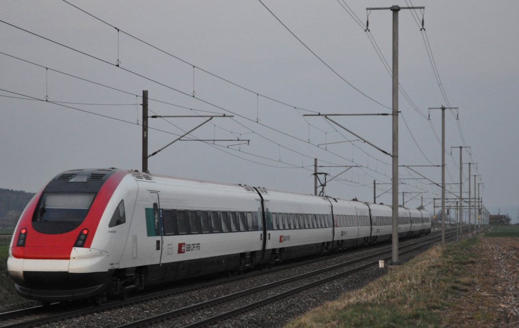 RABDe 500 (ICN) als RE Biel/Bienne-Bern bei Schpfen