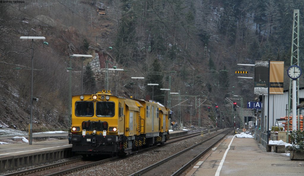 Rail Styler als DBV 92497 (Offenburg Gbf-Titisee) in Triberg 14.3.13