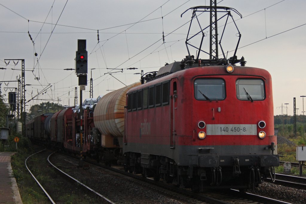 Railion 140 450 am 8.10.10 in Duisburg-Bissingheim