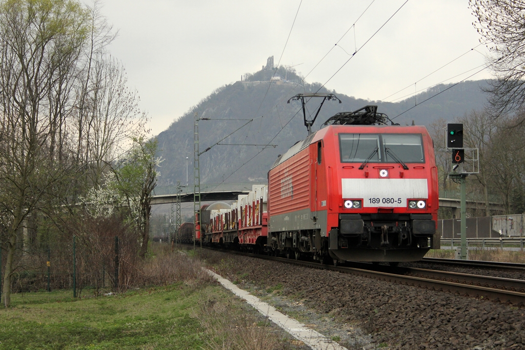 Railion 189 080-5 in Rhndorf am 29.3.2012 