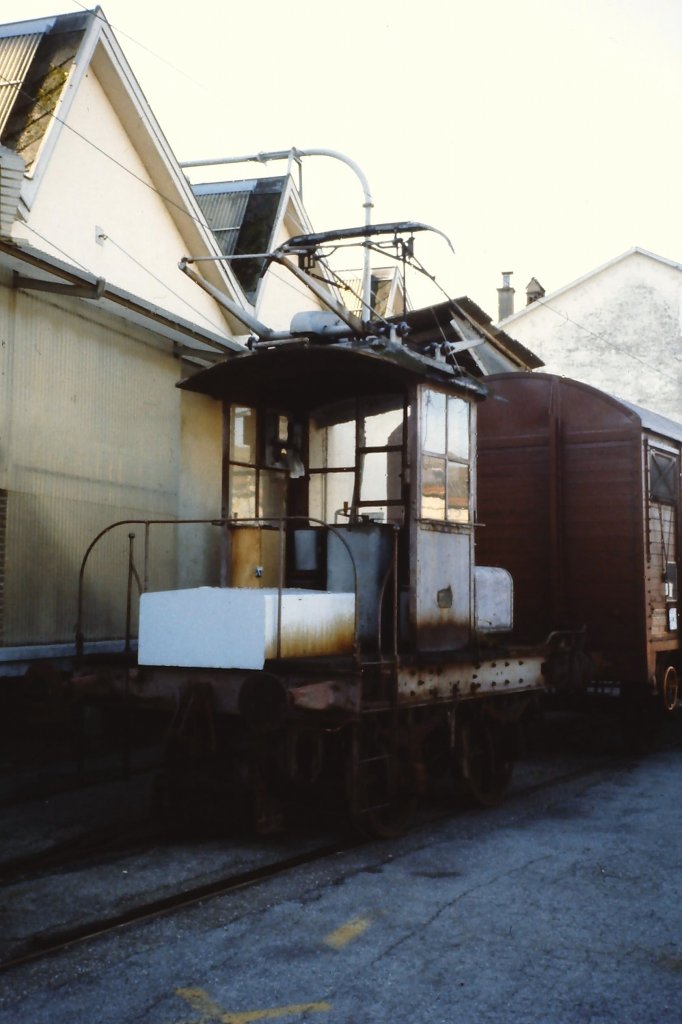 Rangiergert, aufgenommen am 27. September 1981 in Vevey.