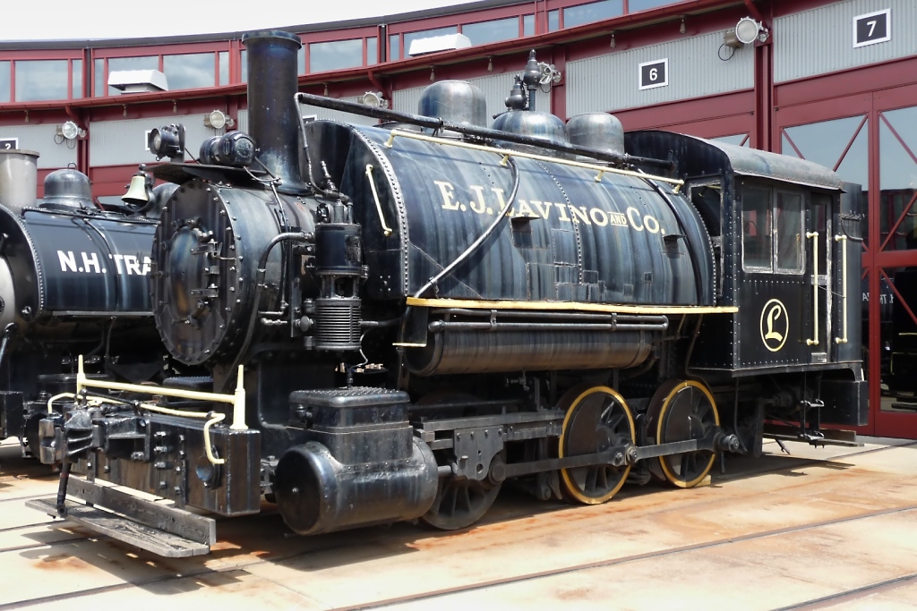 Rangierlok #3 der  E.J. Lavino and Co. , gebaut 1927 von Alco, in  Steamtown  Scranton, PA (4.6.09) 