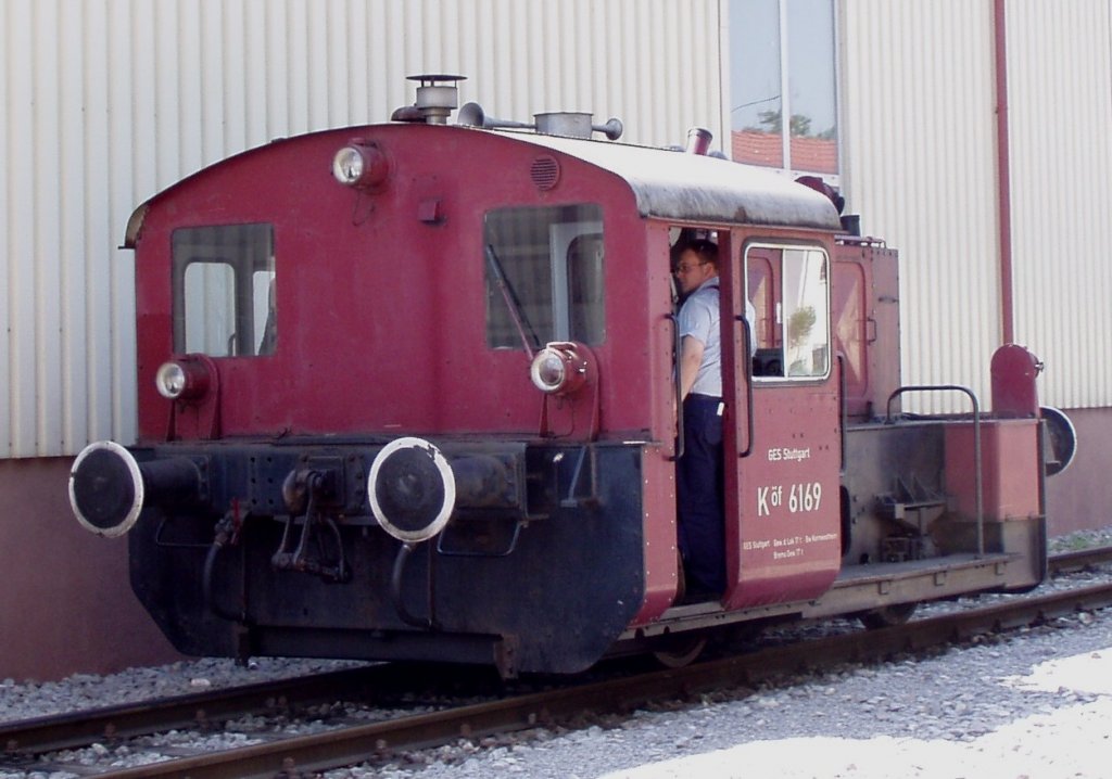 Rangierlok K f 6169 im Bahnhof Weissach