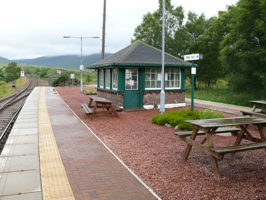 Rannoch Station/Scotland am 19.07.2009 (Scotrail)