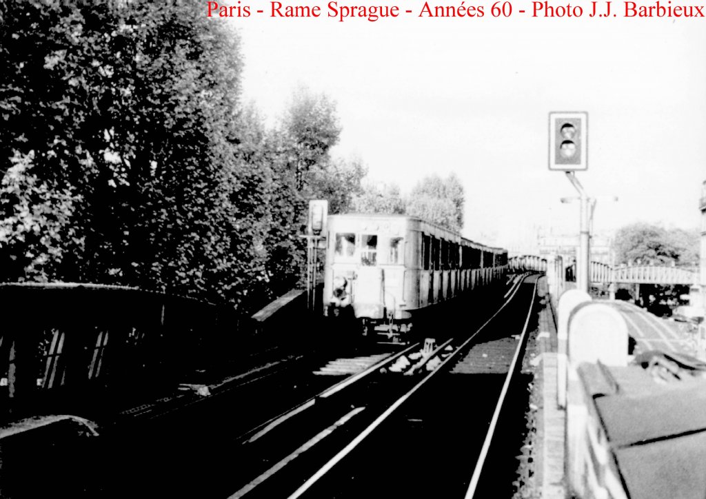 RATP - Mtro Sprague - Paris - 1960 oder 1961 (Photo: J.J. Barbieux)