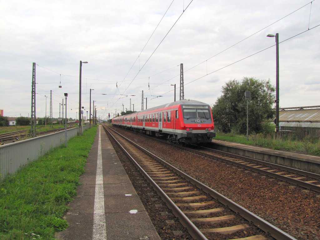 RB 16297 von Eisenach nach Sangerhausen, in Erfurt Ost. Die RB luft ab Erfurt Hbf als RE 16492; 03.09.2010