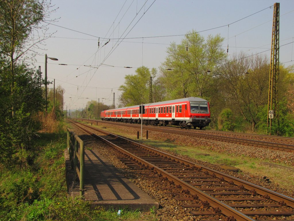 RB 16314 von Halle (S) Hbf nach Eisenach, in Naumburg (S); 20.04.2011