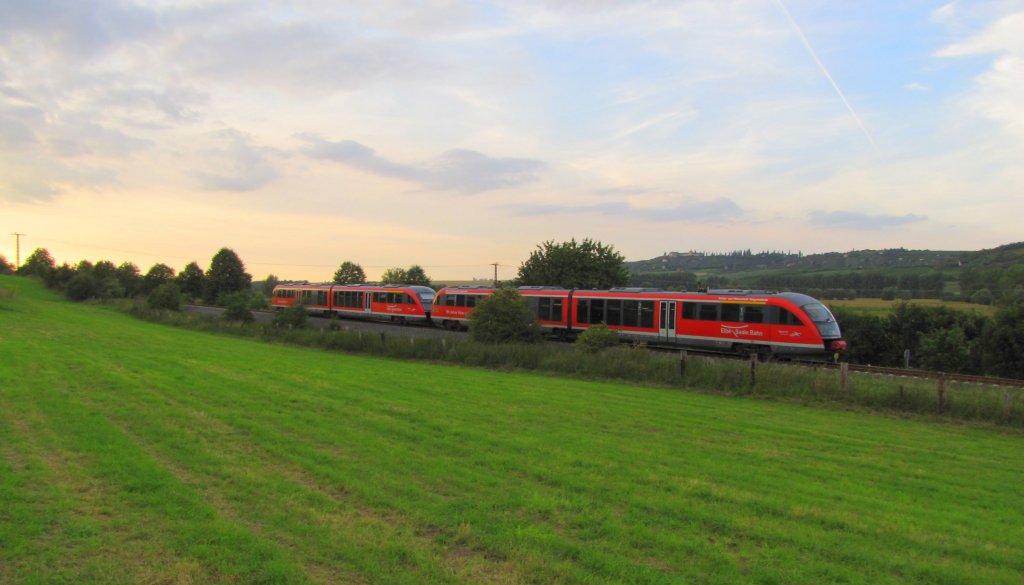 RB 25884 von Naumburg (S) Ost nach Nebra, am Hohn bei Laucha; 11.09.2010