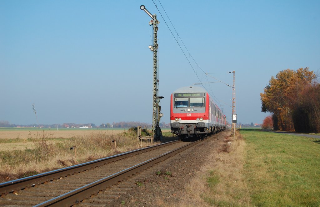 RB 91846 Nienburg/Weser - Minden(Westf) am 12.11.2011 unterwegs auf der Natobahn