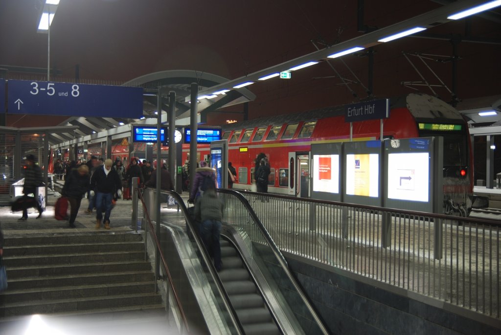 RB von Eisenach ber Erfurt Hauptbahnhof nach Halle/S.