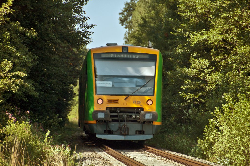 RB nach Plattling am 21.07.2010 kurz vor Pankofen.