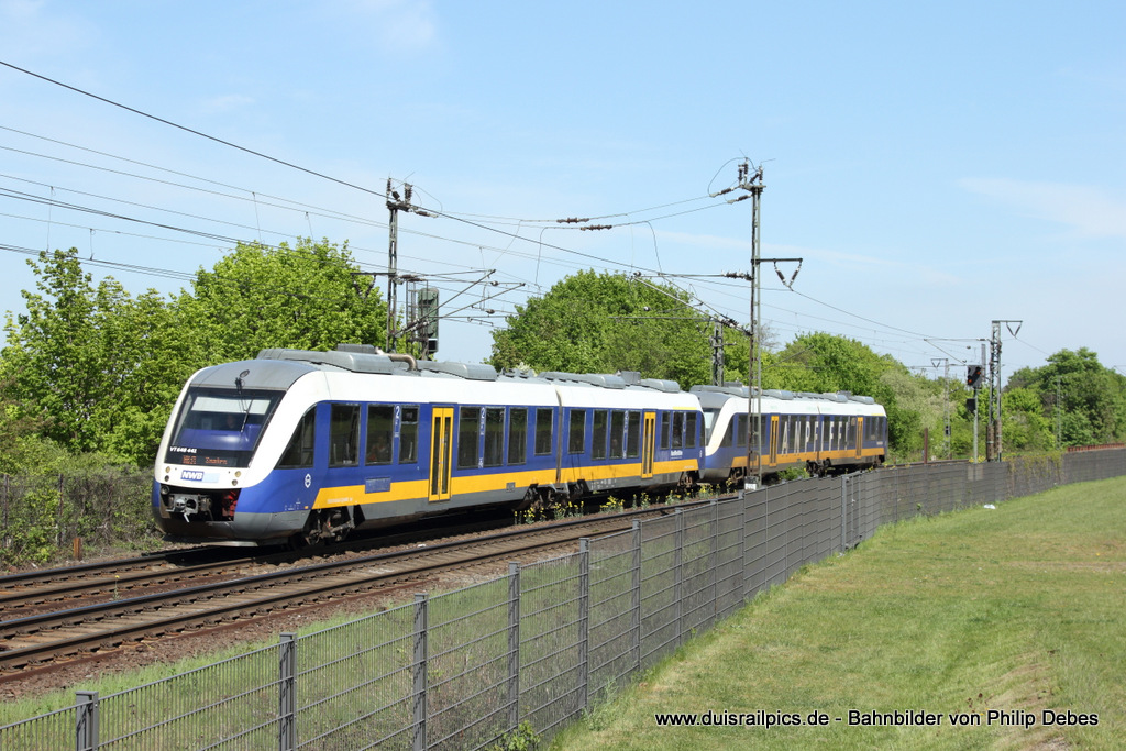 RB31 in Richtung Xanten fhrt am 5. Mrz 2013 um 15:13 Uhr durch Duisburg Hochfeld