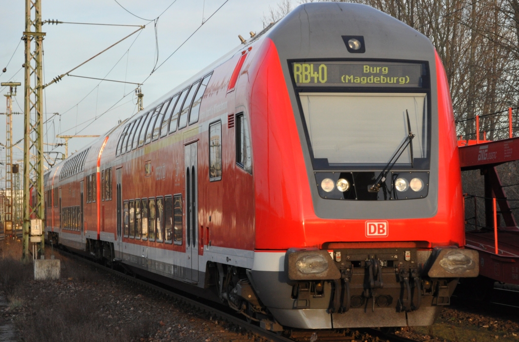 RB40 nach Burg (Magdeburg) bei der Abfahrt in Braunschweig