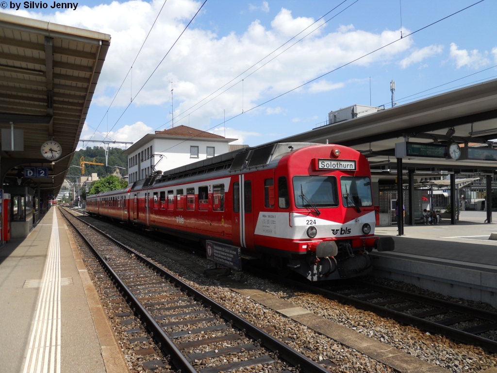 RBDe 566 224-2 am 27.7.2010 in Burgdorf.