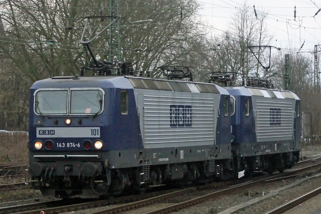 RBH 101 (143 874-6)in Recklinghausen 11.2.2011
